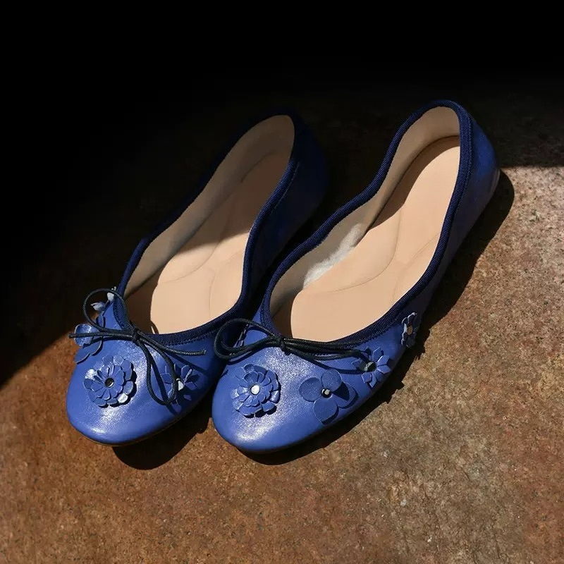 Women Shoes Elegant - Sepatu Pumps Hak Rendah Gaya Balet