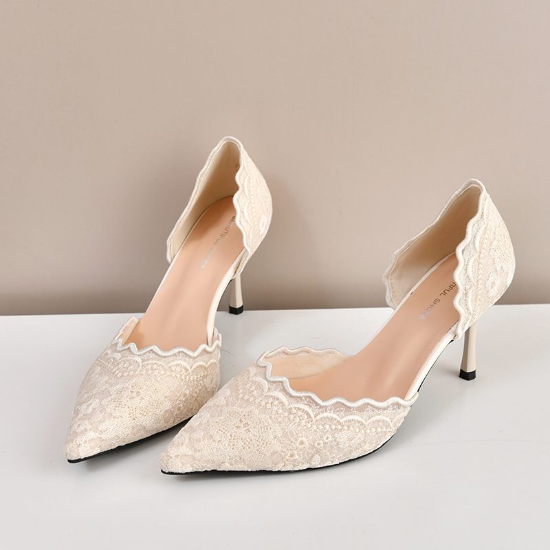 Women'S Shoes Temu - Sepatu Hak Tinggi Wanita Model Renda