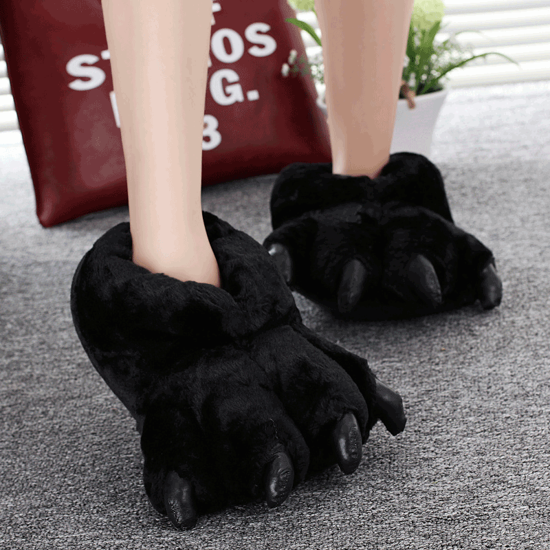 Women Shoes Mules - Sepatu Paw Hewan Hitam Ukuran 35-43