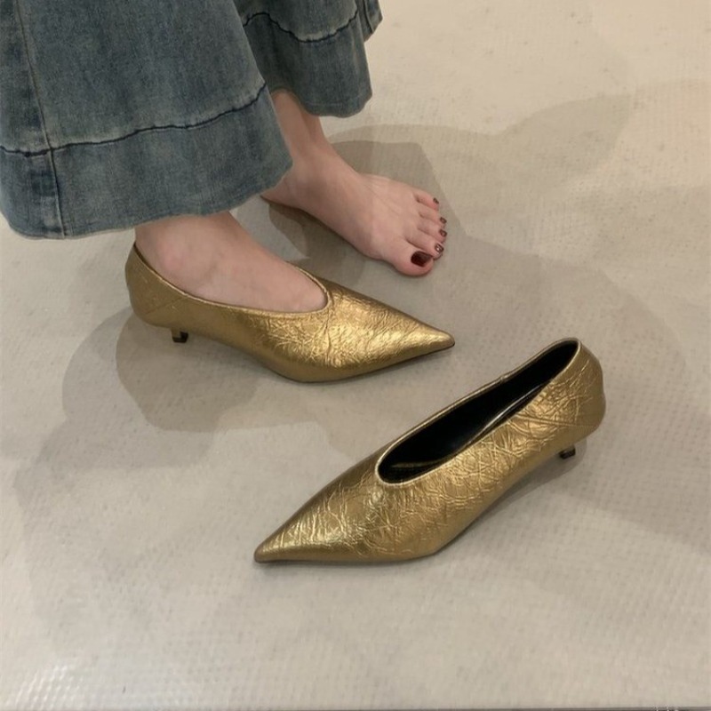 Women'S Shoes Temu - Sepatu Kerja Wanita Model Runcing, Hak