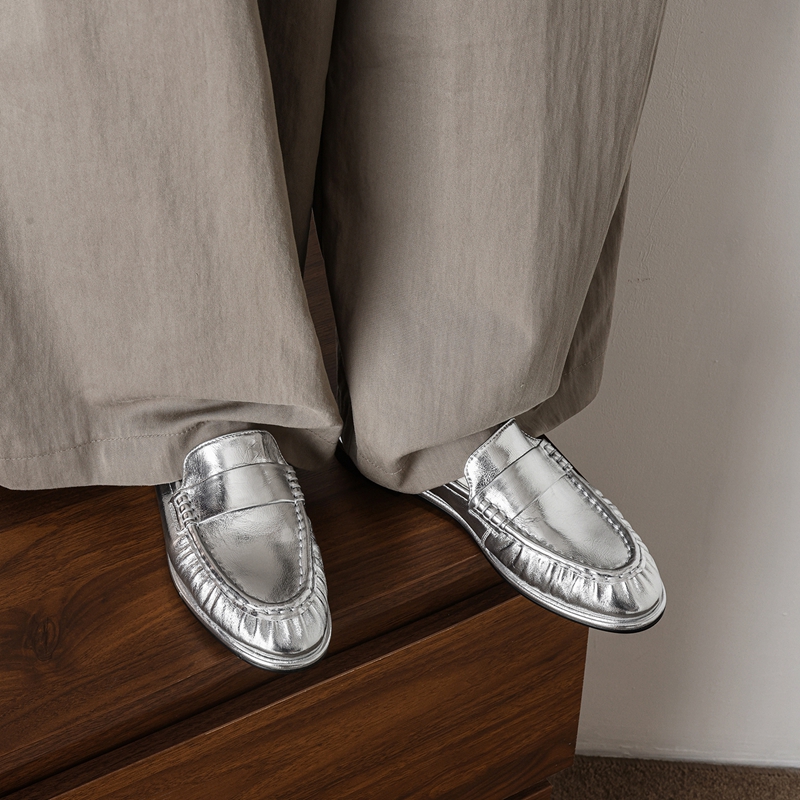 Women'S Shoes Non Slip - Sepatu Loafer Wanita Kulit Asli Klasik