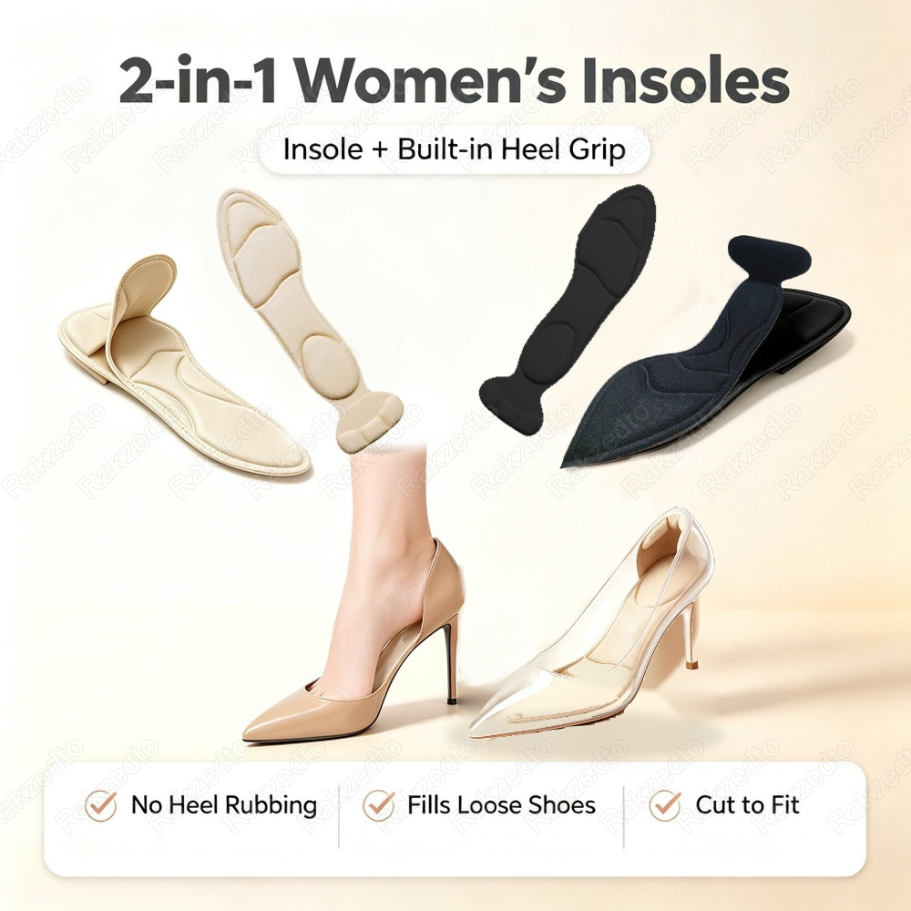 Women'S Shoes For Standing All Day - 2 Pasang Alas Sepatu Pijat Berbahan