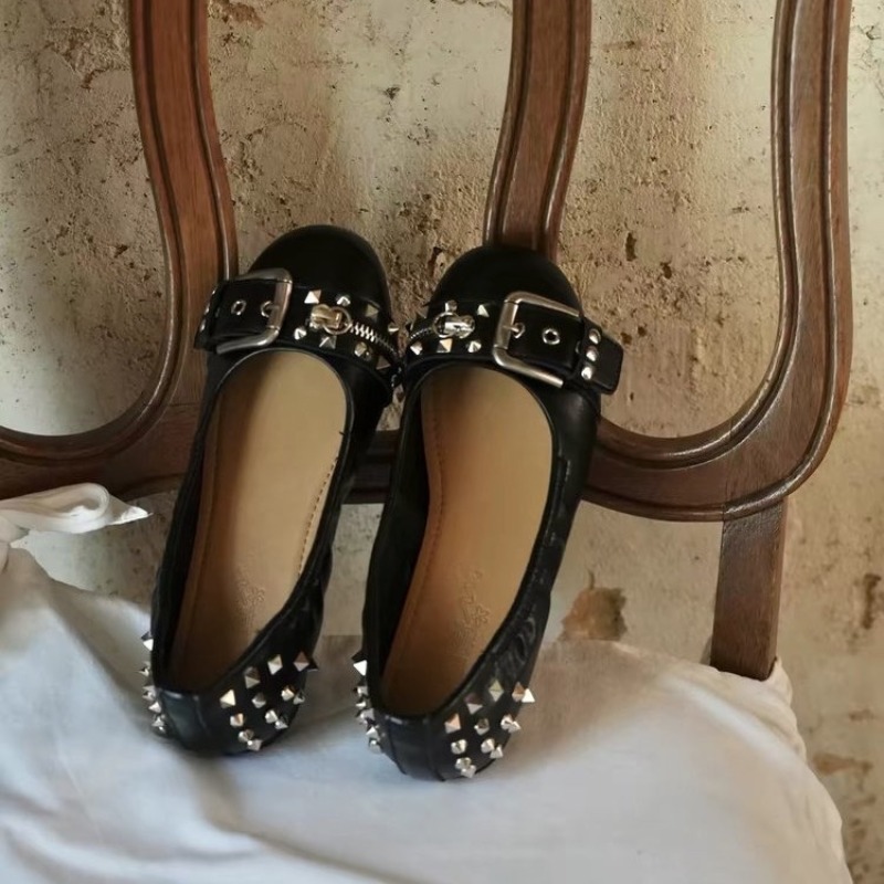 Women'S Shoes Temu - Sepatu Wanita Kulit Model Mary Jane
