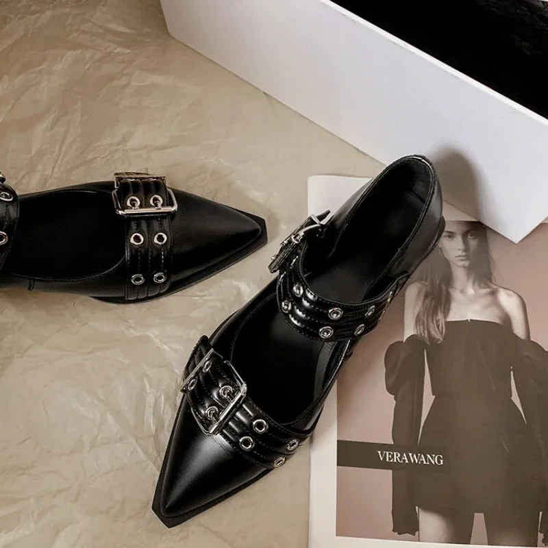 Women Shoes Mules - Sepatu Wanita Desainer Mewah Hak Rendah