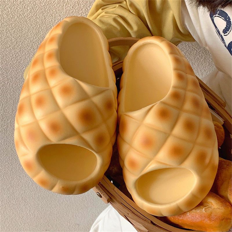 Sandal Roti Nanas Palsu Desain - Women Shoes Wedges ulasan dan harga