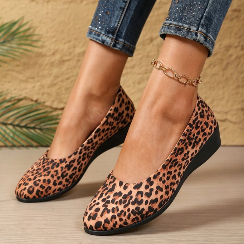Sepatu Wanita Hak Rendah Ujung - Women Shoes Wedges ulasan dan harga