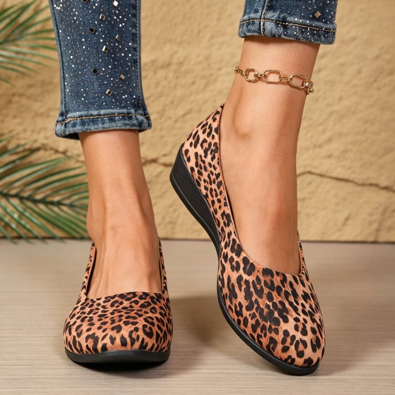 Sepatu Wanita Hak Rendah Ujung - Women Shoes Wedges ulasan dan harga