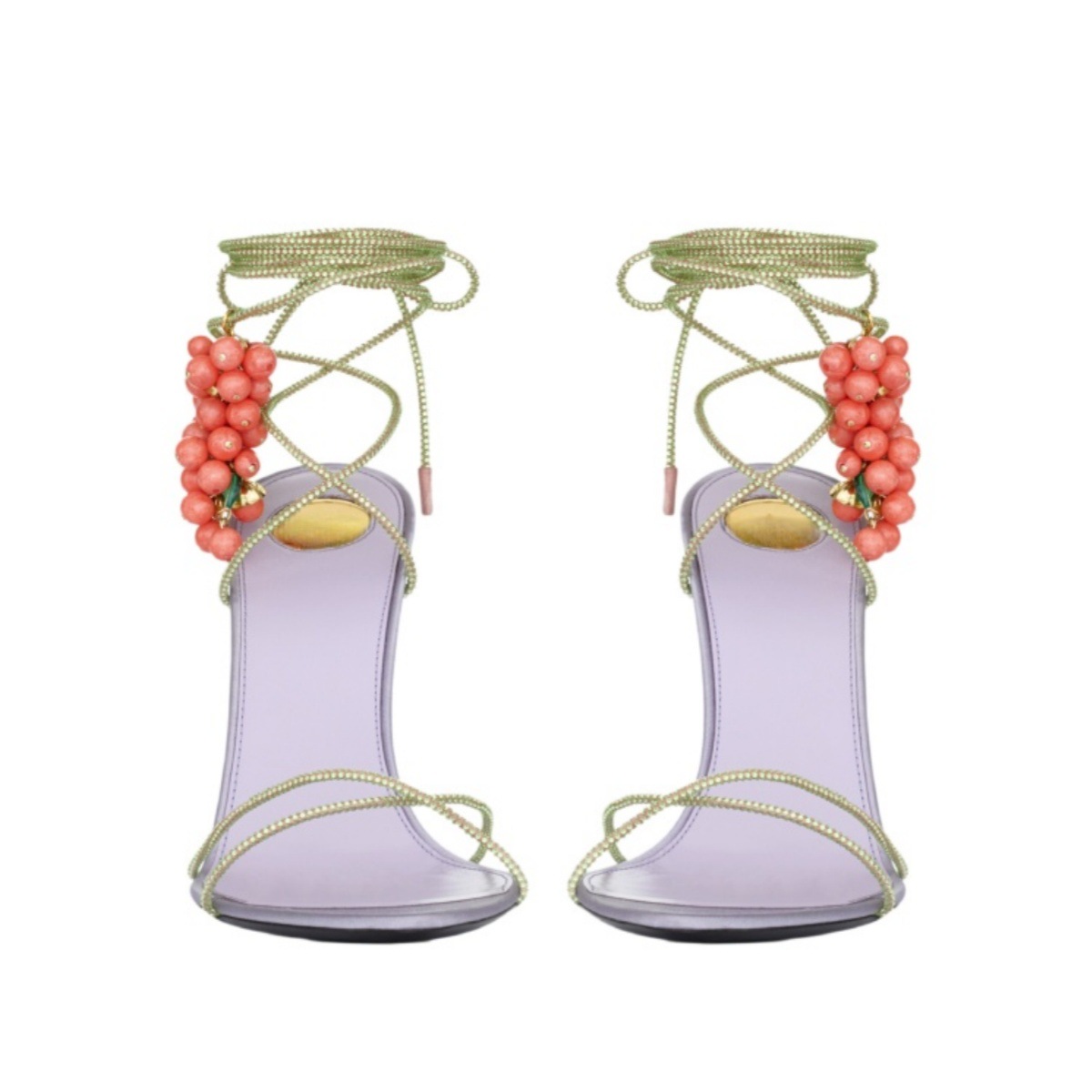 Sandal Stiletto Wanita 3D Hias - Rhinestone Sandal Women ulasan dan harga