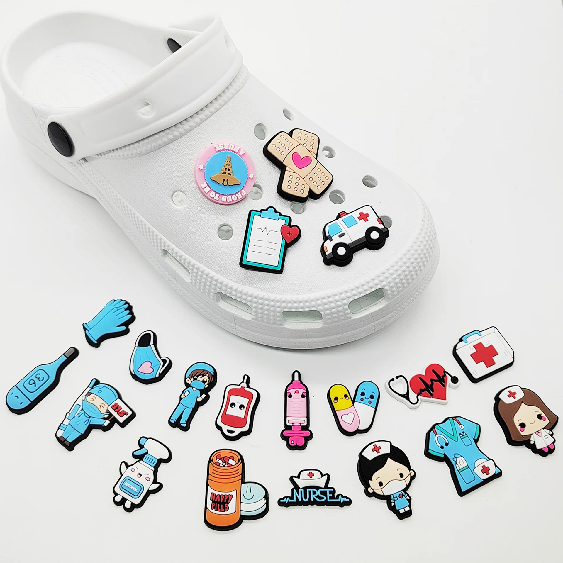 Baru 1 Buah PVC sepatu pesona  - Croc Style Clog ulasan dan harga