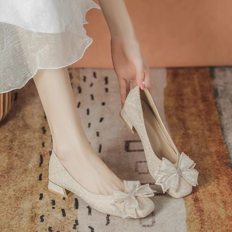 Sepatu Pernikahan Atasan Renda - Women'S Shoes Non Slip ulasan dan harga