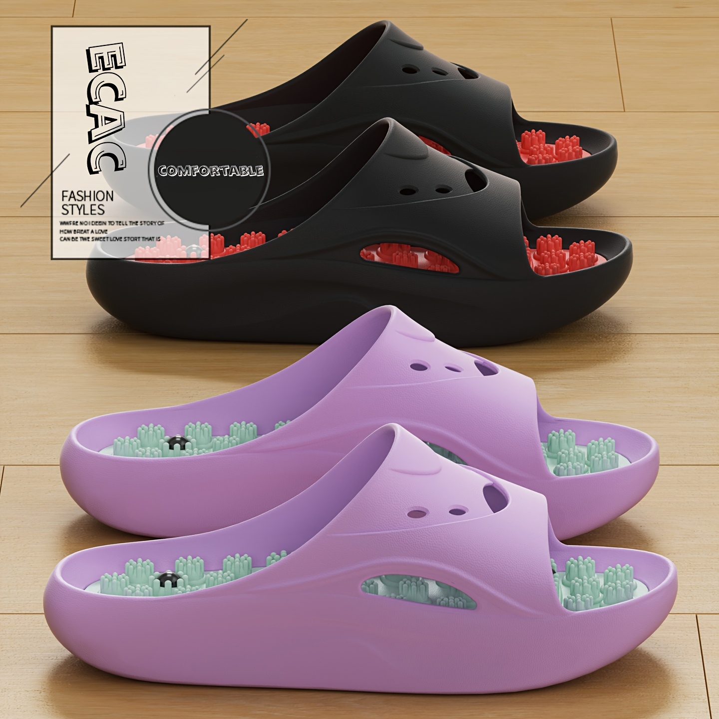Sandal Pijat EVA Wanita Pria,  - Women'S Shoes Non Slip ulasan dan harga