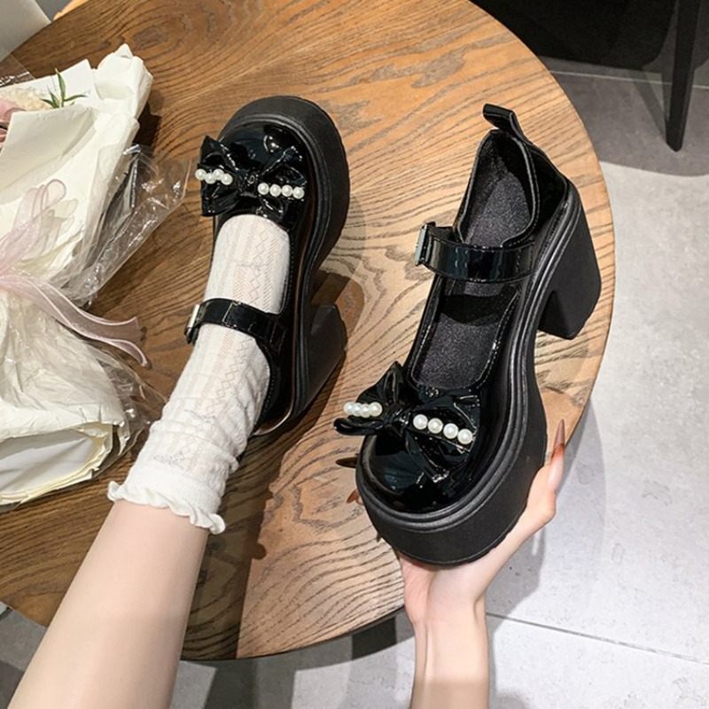 Sepatu Lolita 2026 Hitam Hak S - Women'S Shoes Non Slip ulasan dan harga