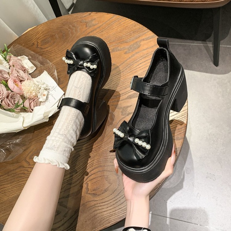 Sepatu Lolita 2026 Hitam Hak S - Women'S Shoes Non Slip ulasan dan harga