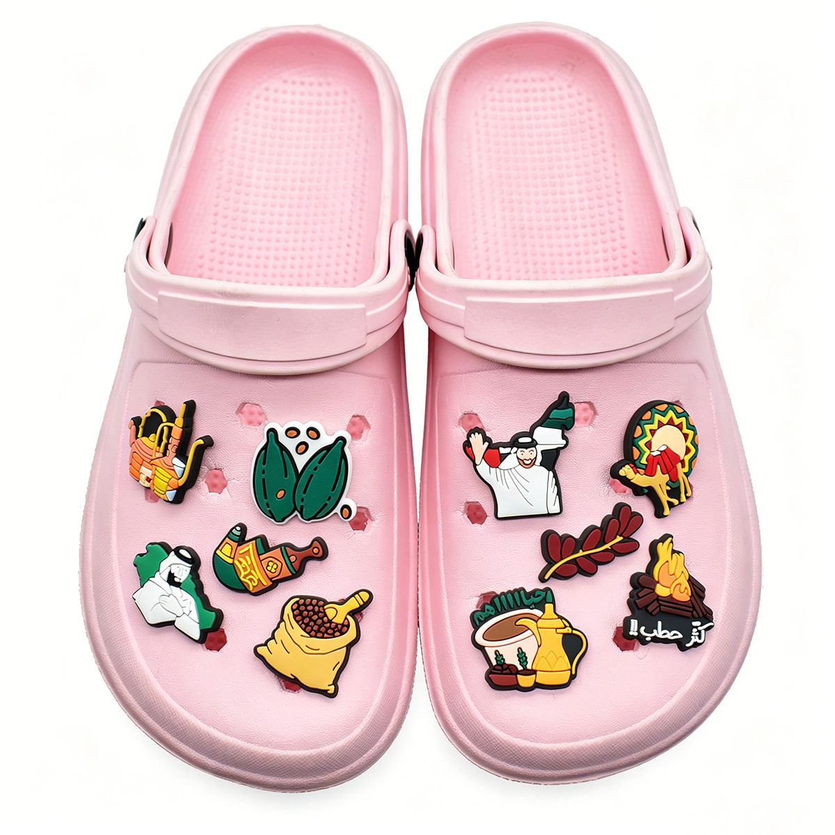 6-26Pcs Aksesoris Sepatu Gaya  - Croc Style Clog ulasan dan harga