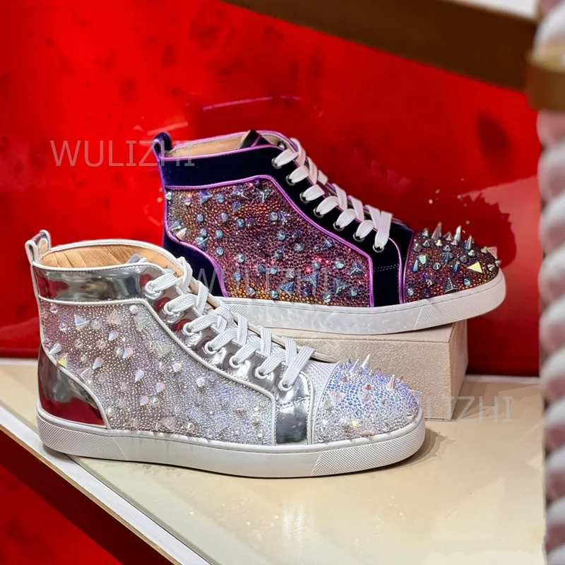 Sepatu Sneakers Pria Kristal U - Women'S Shoes Red Bottoms ulasan dan harga
