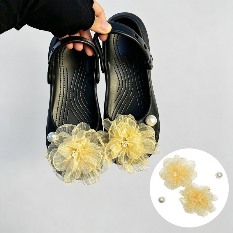 Dekorasi Sepatu Clog Bunga Chi - Women Shoes Elegant ulasan dan harga