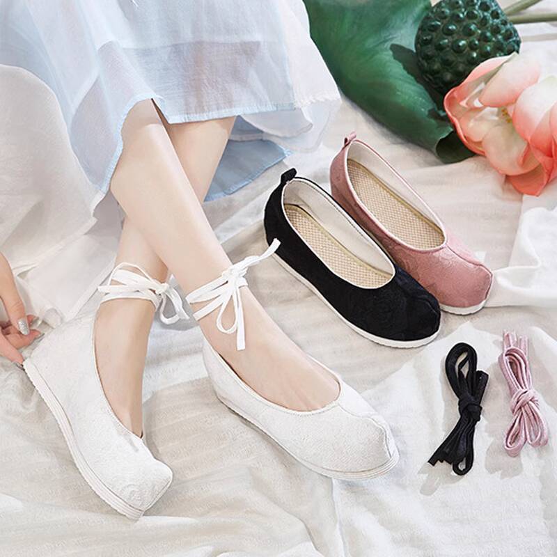 Sepatu Hanfu Warna Solid Gaya  - Women Shoes Japan ulasan dan harga