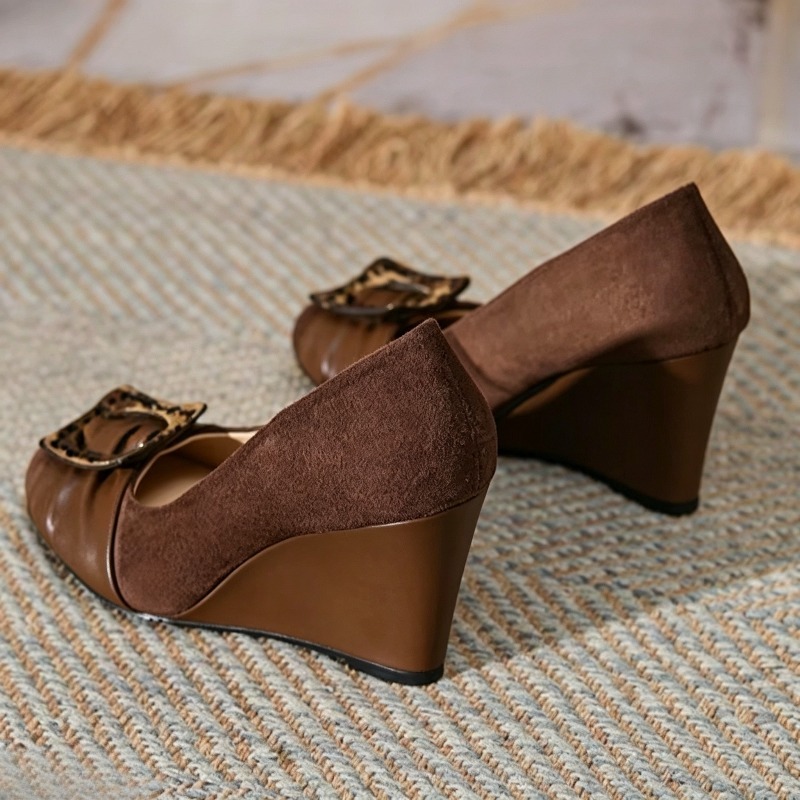 Sandal Wedge Wanita dengan Des - Women Shoes Wedges ulasan dan harga
