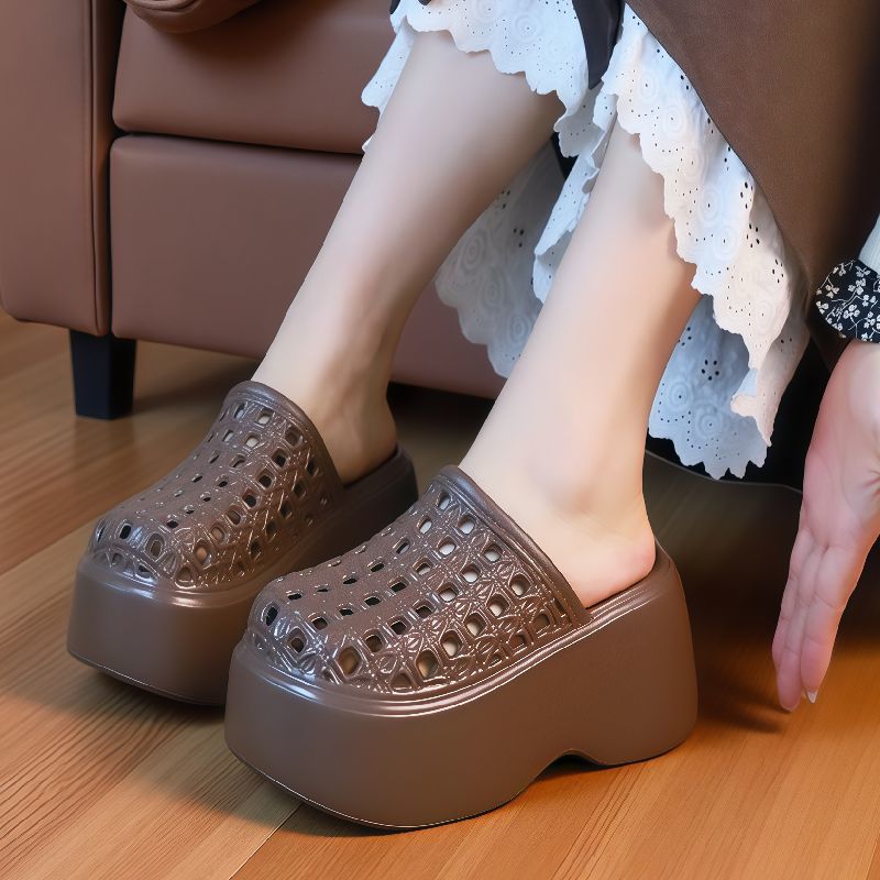 Sandal EVA Hak Tinggi Model Cu - Women Shoes Wedges ulasan dan harga