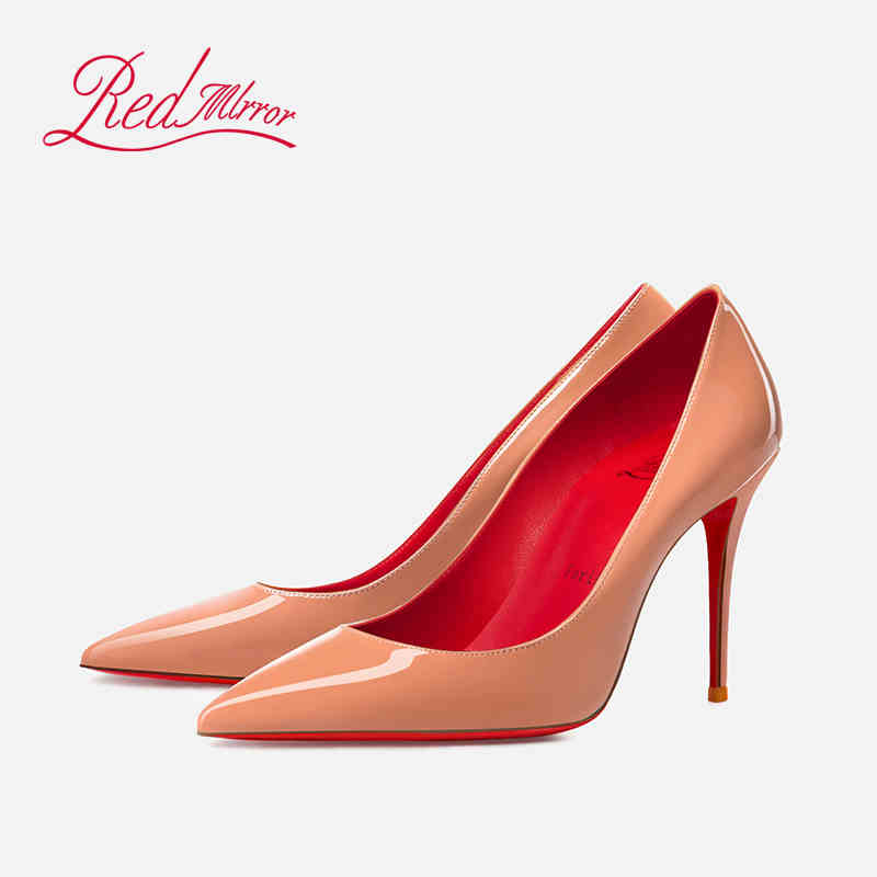 Warna Telanjang Sepatu Hak Tin - Women'S Shoes Red Bottoms ulasan dan harga